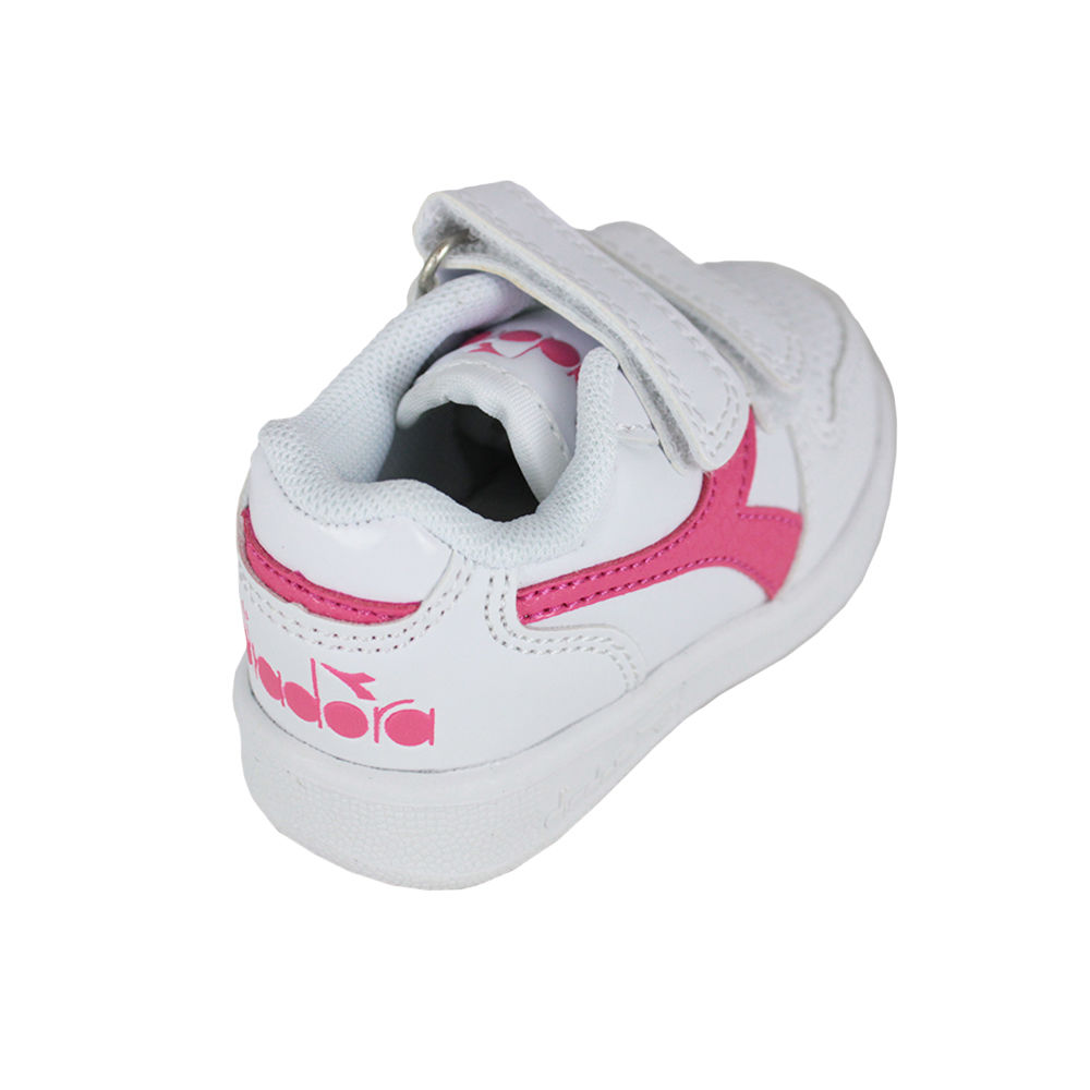 Tênis Diadora 101.175783 01 C2322 Branco/Rosa Pink