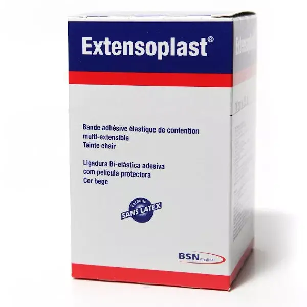 Fita adesiva extensível BSN Medical Extensoplast 2,5 m x 6 cm cor da pele
