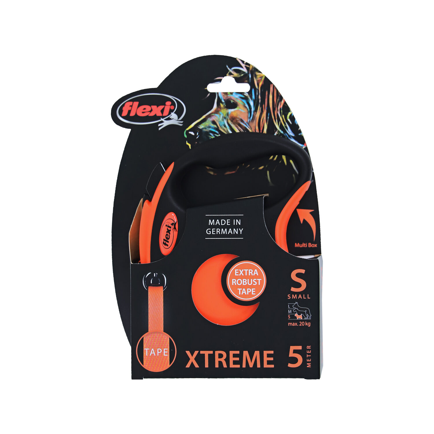 Flexi Rollijn XTREME Tape Leash - Orange