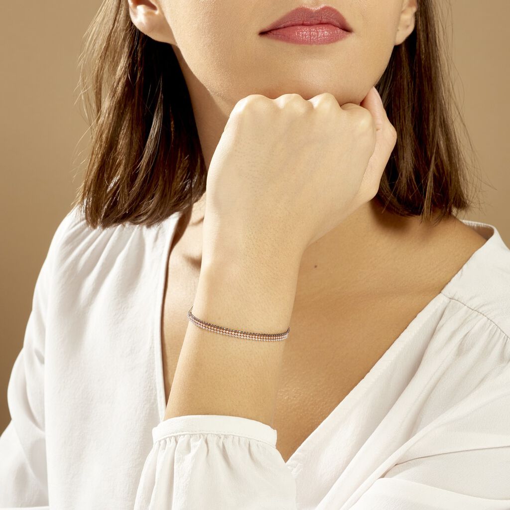 Bracelet Gabriela Argent Tricolore