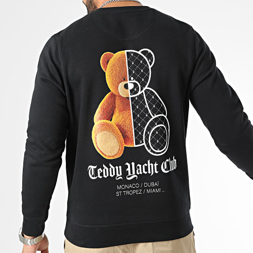 Sweat Crewneck Half Bear Noir