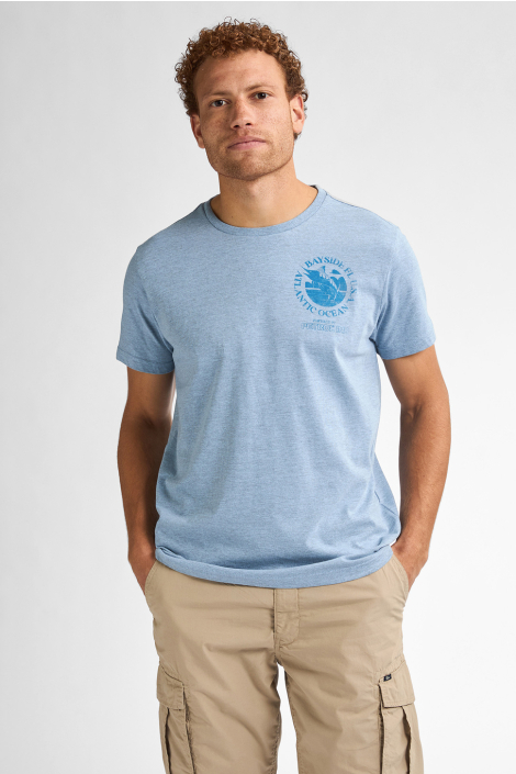 Petrol Industries blauwe heren t-shirt