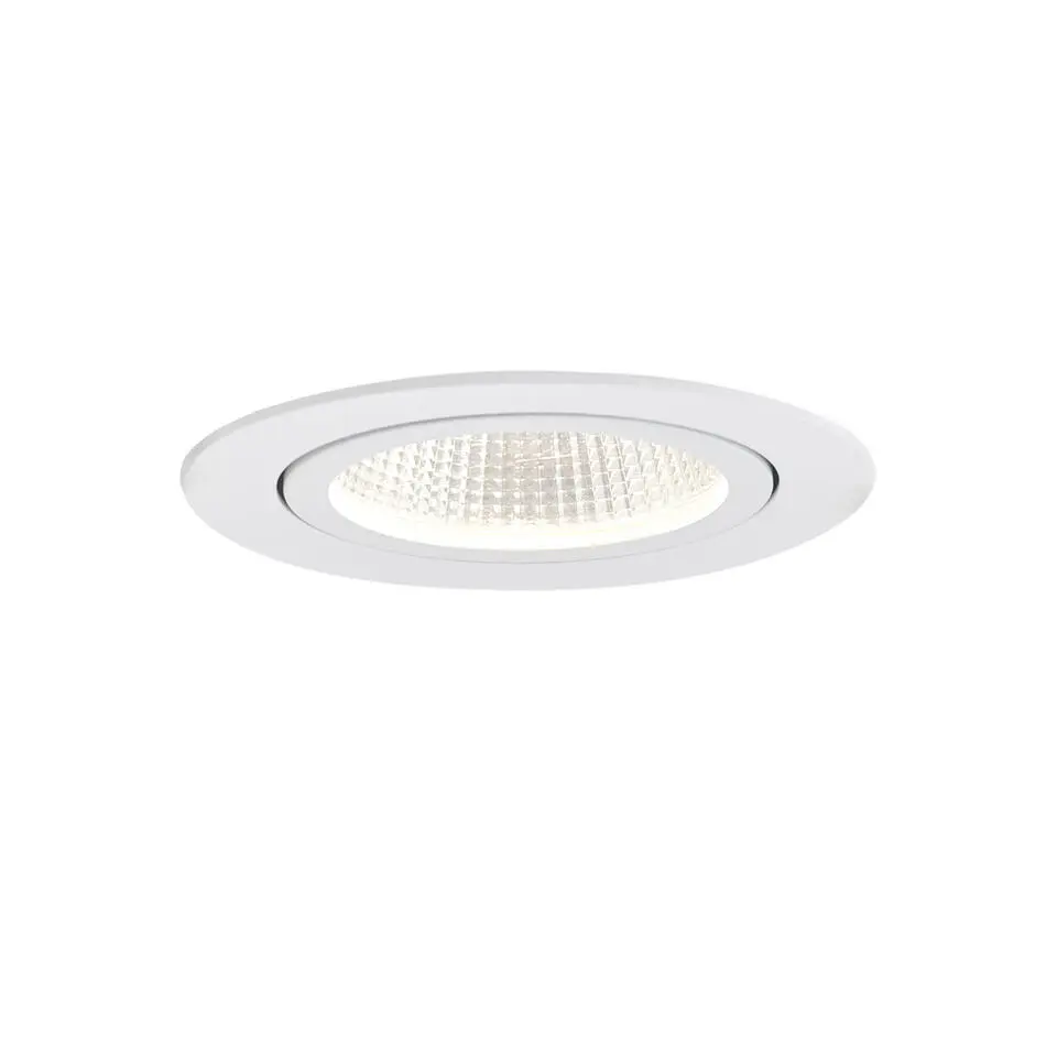 Qazqa professional inbouwspots gaius wit geïntegreerde led