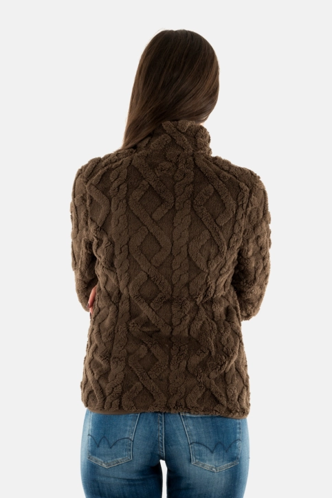 Gilets cardigans sun valley dabern 1242 chataigne