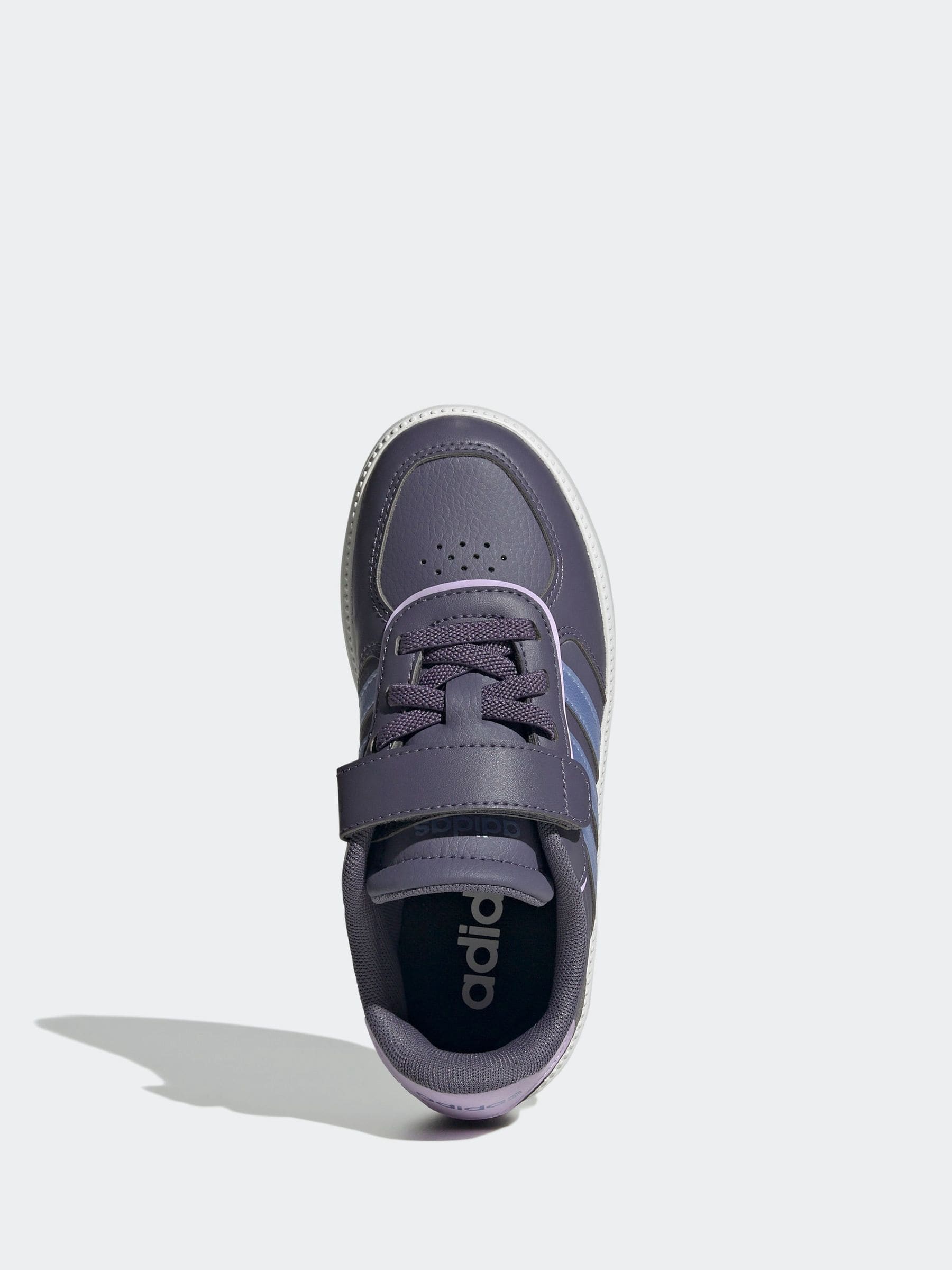 Blue Purple/Metallic - adidas Breaknet Sleek Elastic Lace Kids Trainers