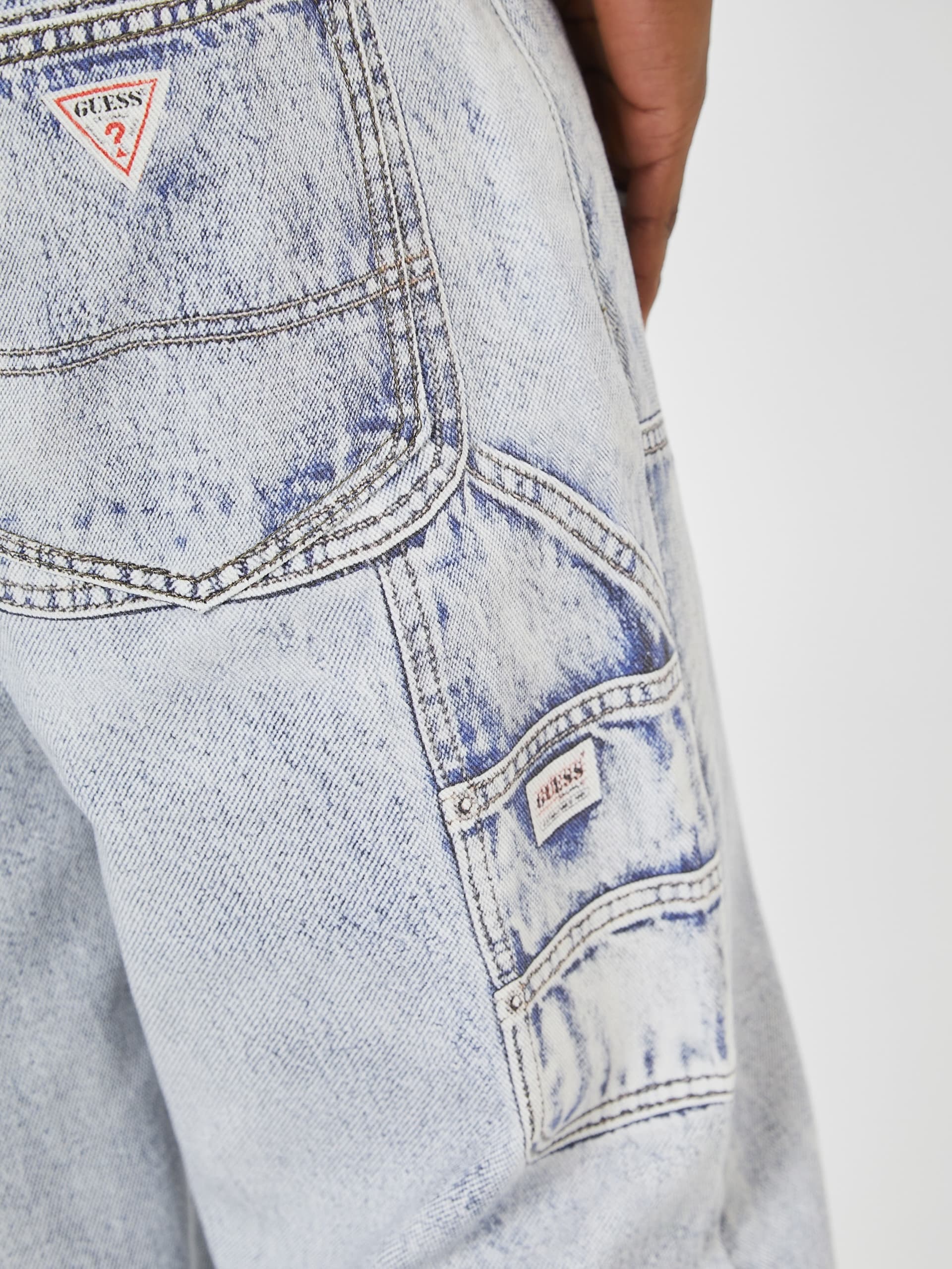 Calça jeans folgada GUESS Originals Photo Real