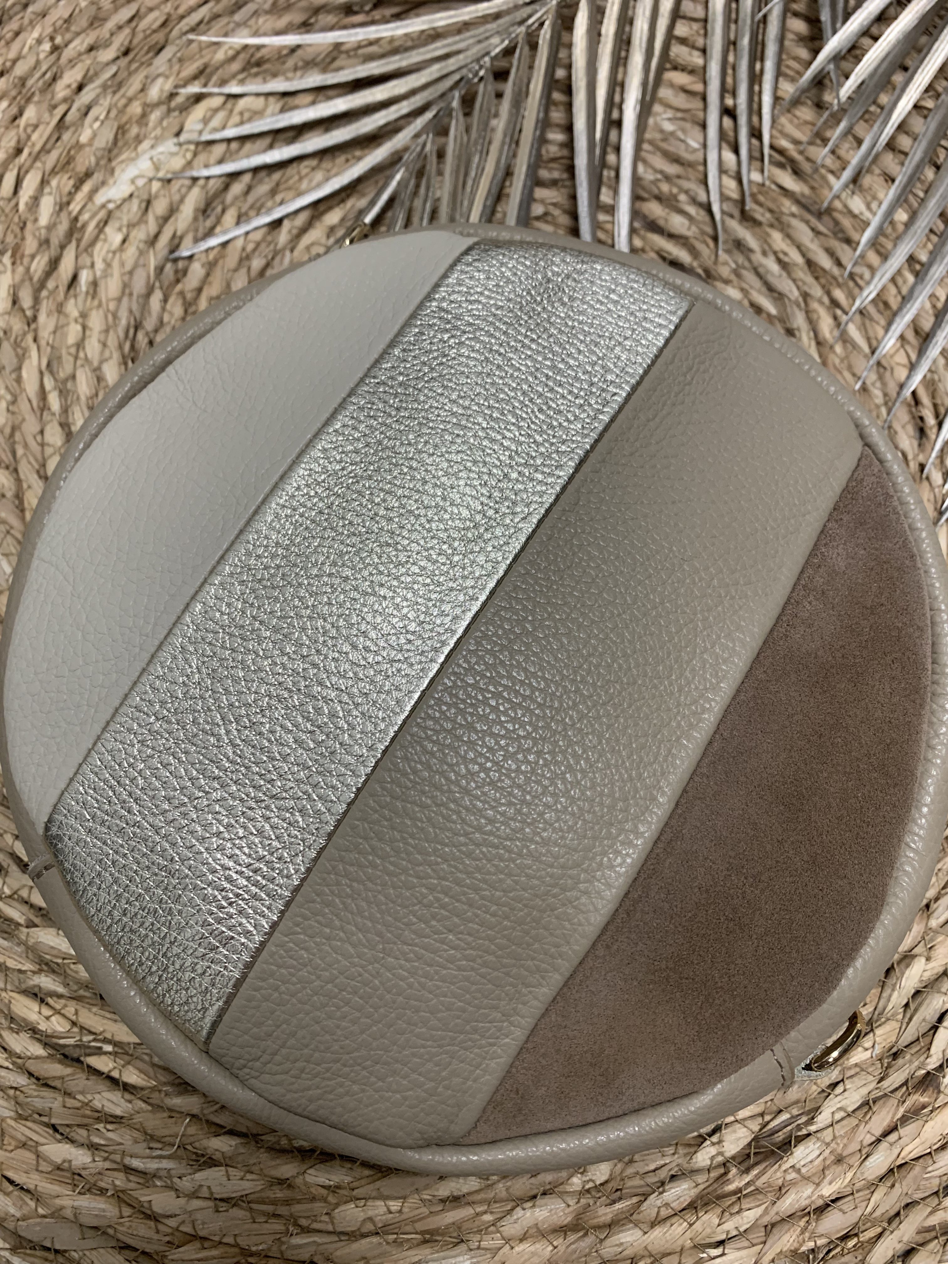 Mieke - Round Bag - Zand/Goud