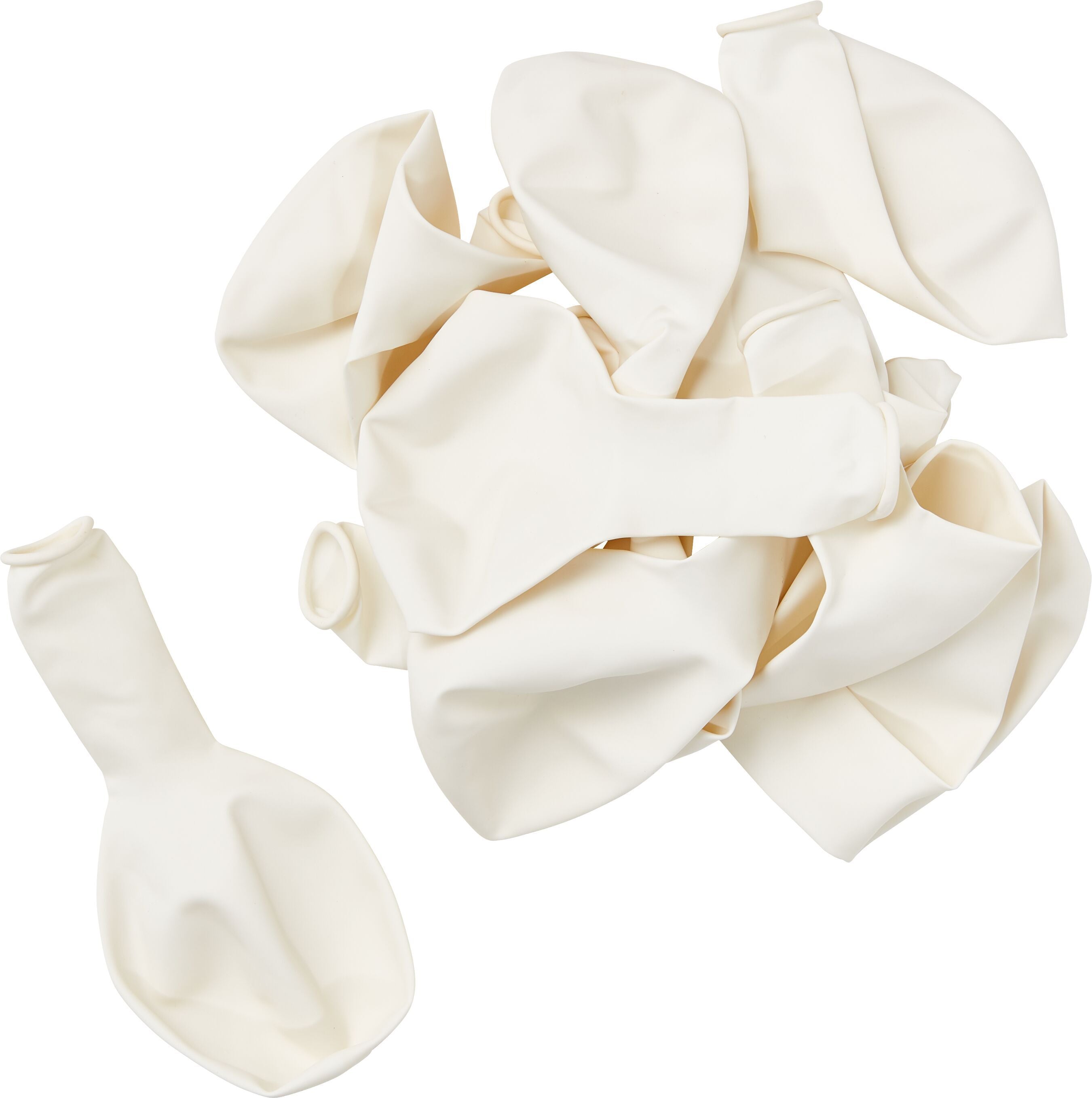 BECKY Luftballons weiss 20 Stk. - Weiss
