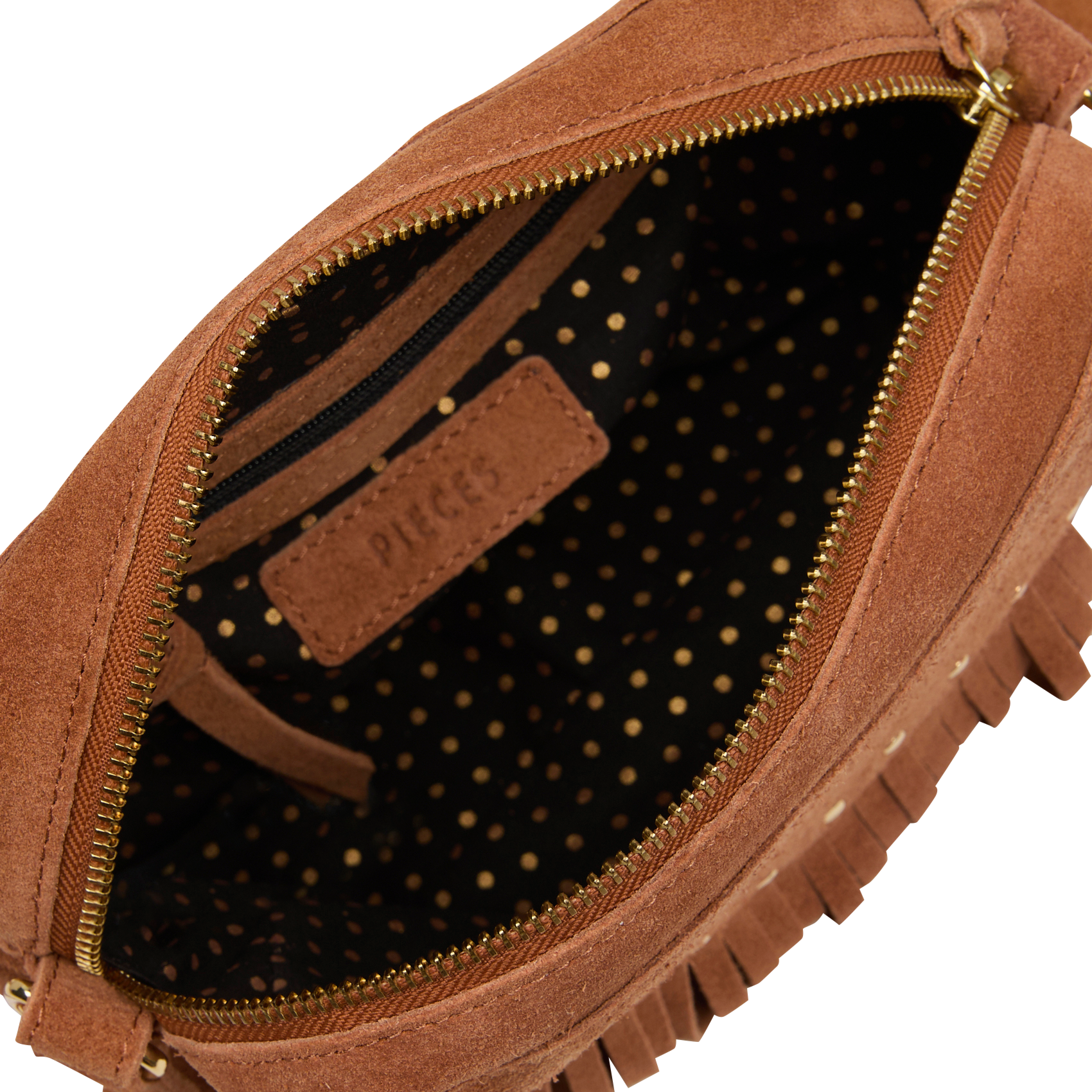NILLA - Sac bandoulière en cuir | Doré