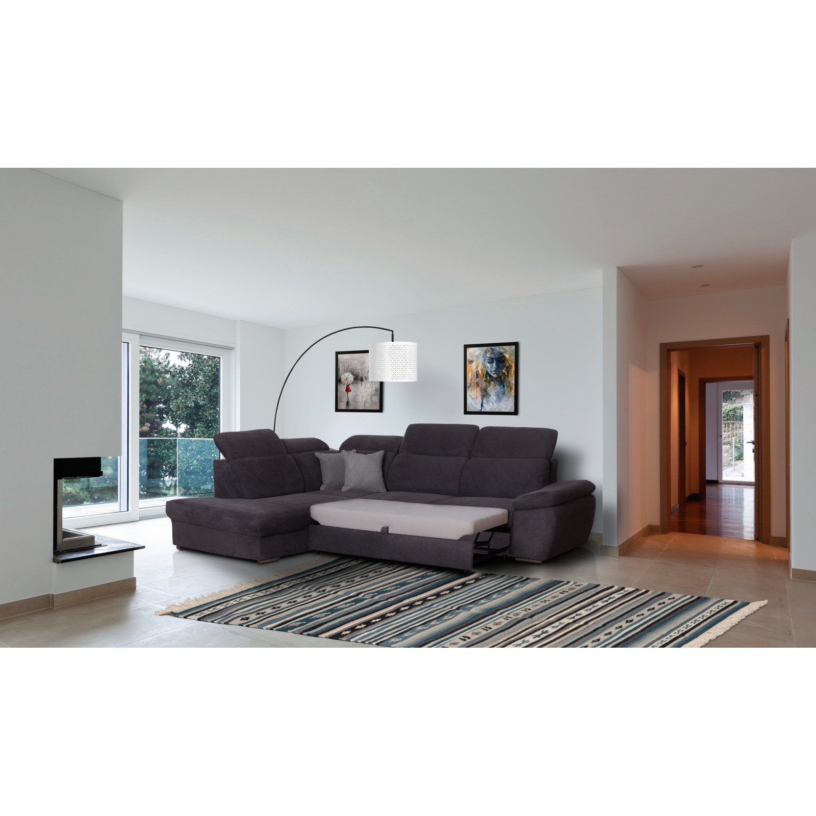Ecksofa Alabama, Recamière links