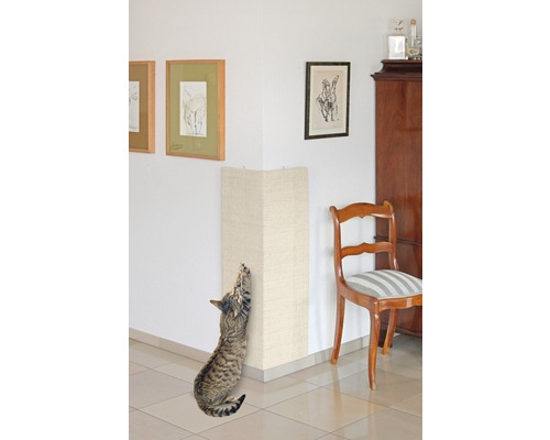 KARLIE sisal hoekkrabplank, 28 x 80 cm, beige