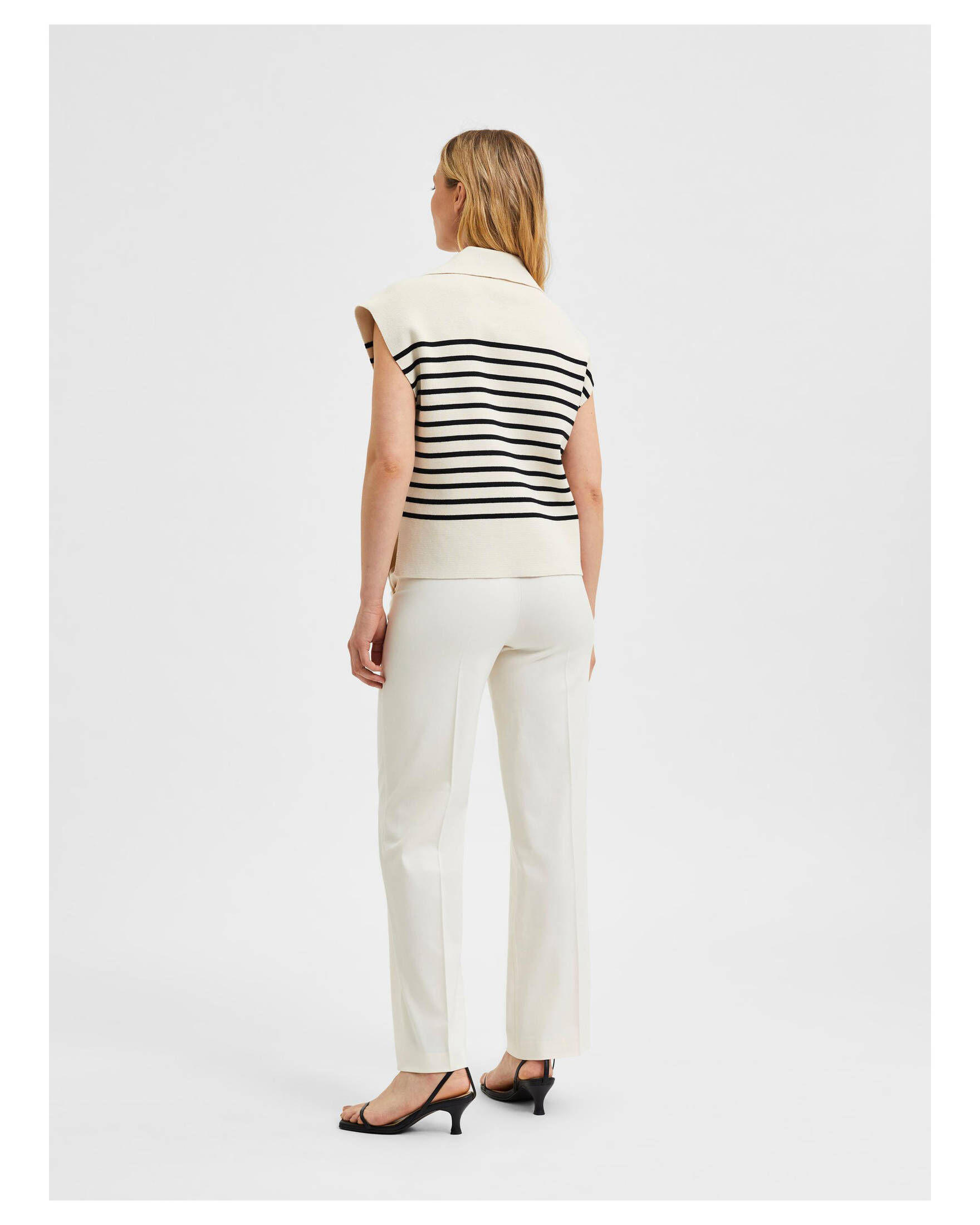 Selected Femme| Damen Pullover SLFLIVA KNIT  VEST  W Kurzarm