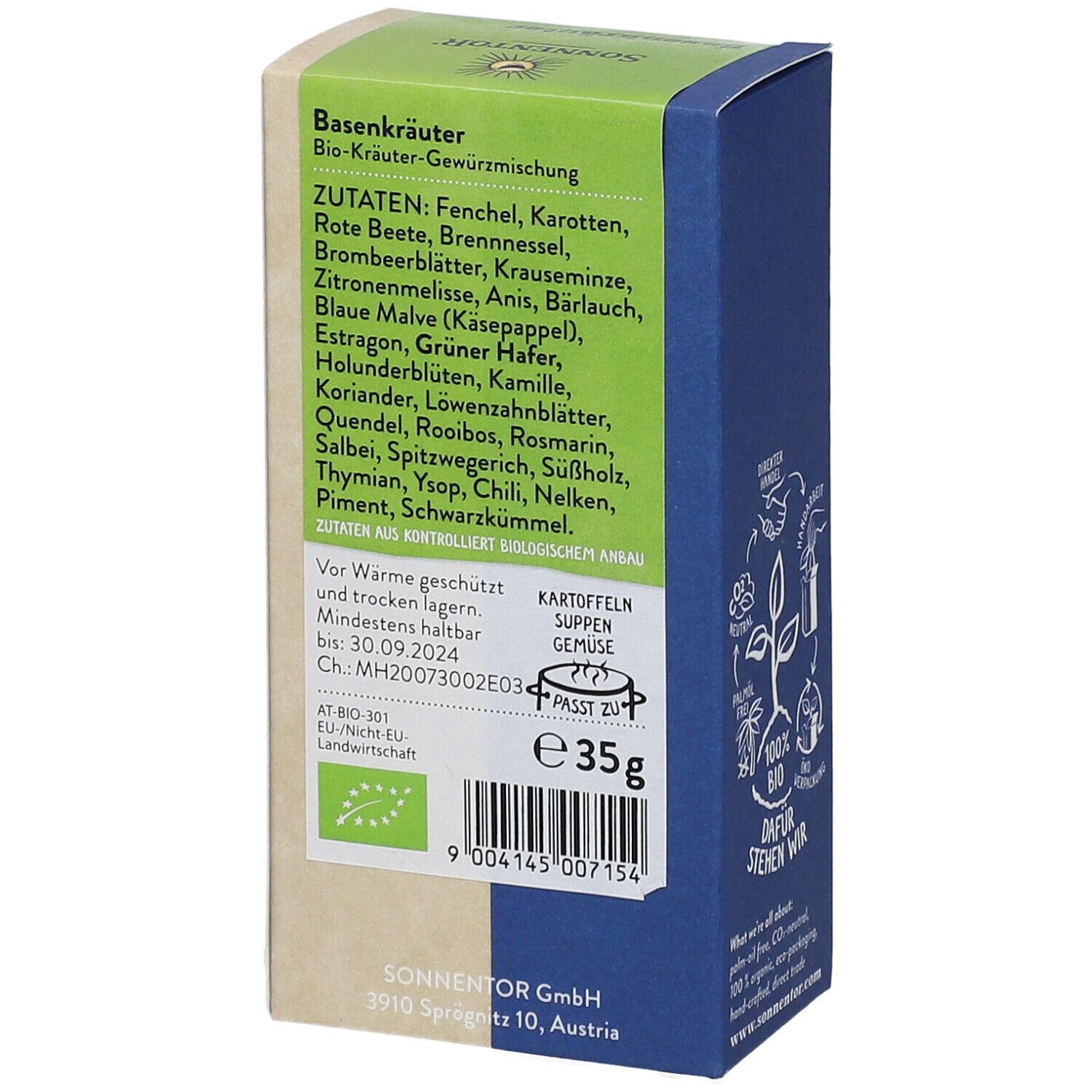 SonnentoR® Basen Kräuter-Gewürzmischung bio