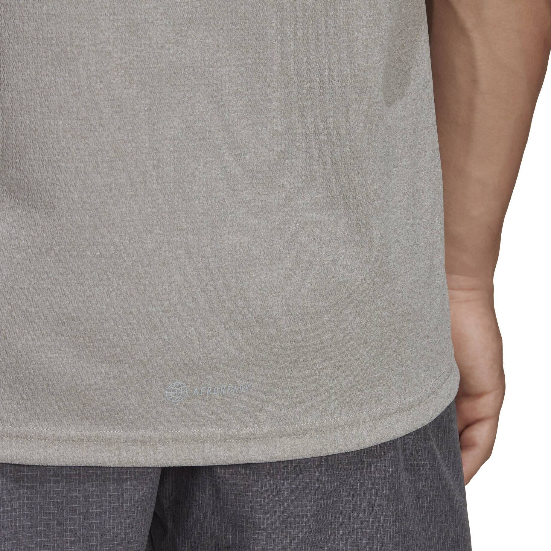 adidas Performance| Herren T-Shirt OWN THE RUN HEATHER