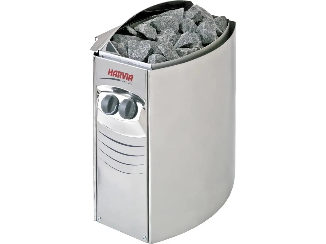 Harvia Vega BC80 elektrisk komfur 8,0 kW, rustfrit stål