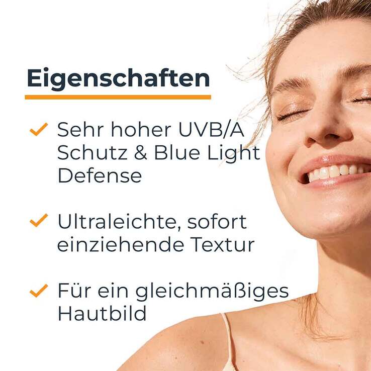 Eucerin Sun Fluid Hydro Protect Face hell LSF 50 +, 2x50 ml
