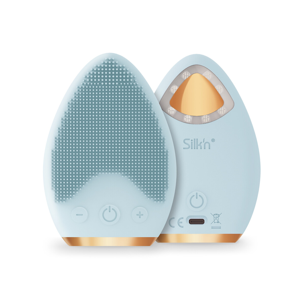 SILKN<br>Escova facial antienvelhecimento de crioterapia LED Bright Lux