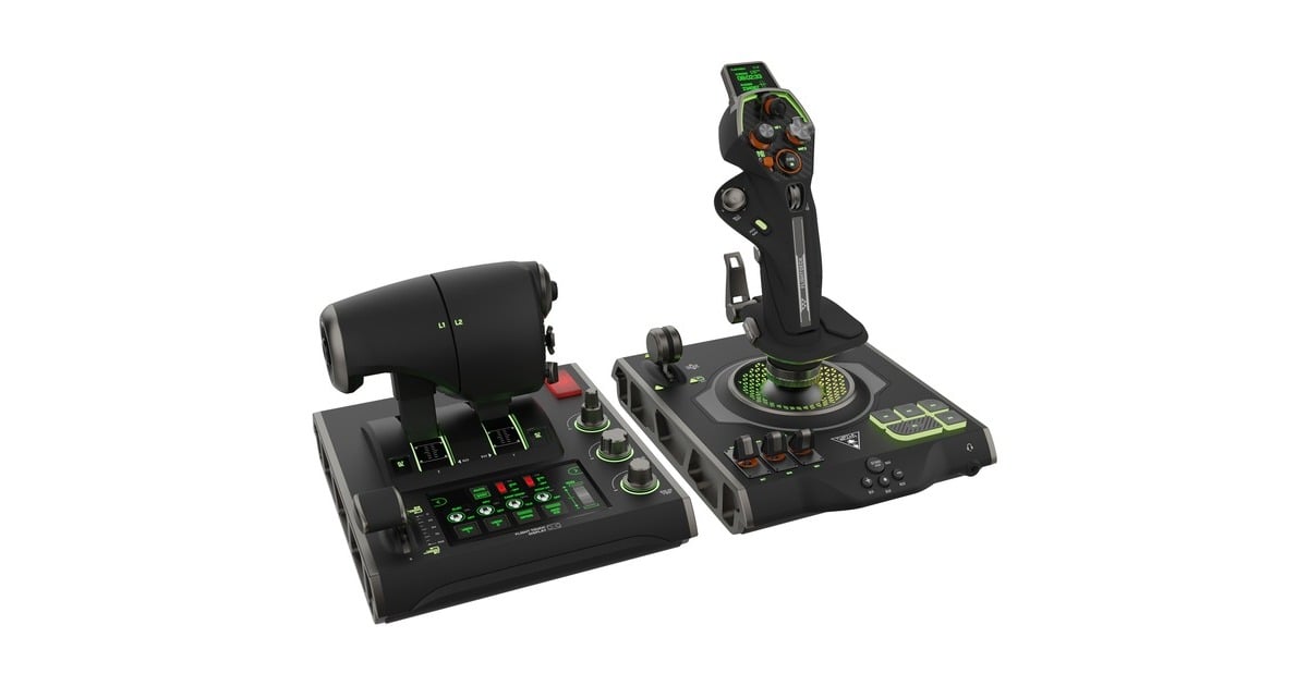 Turtle BeachVelocityOne Flightdeck gaming hotas  (Zwart, Windows 10/11)