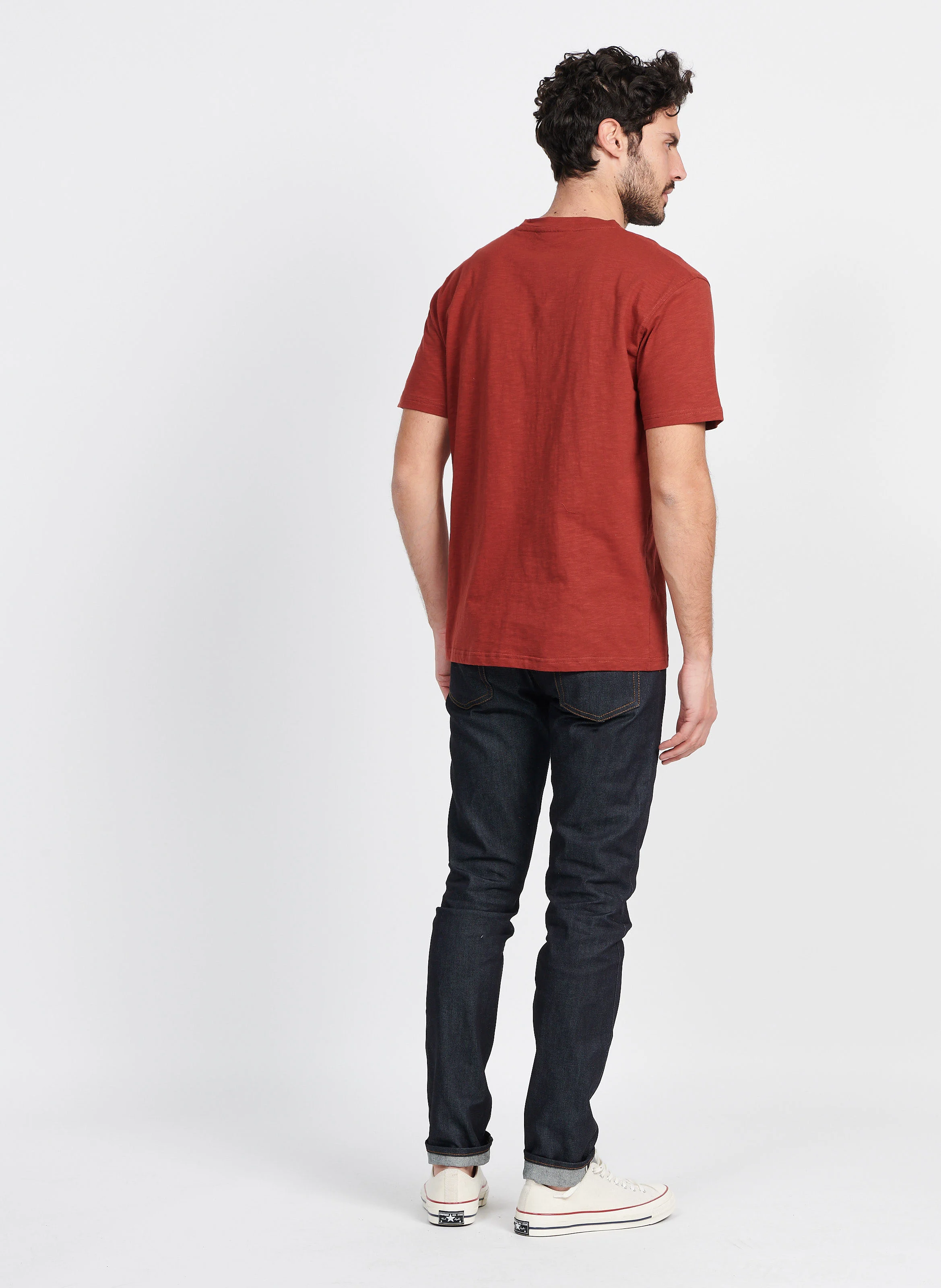 Jean slim en coton bio| Gris