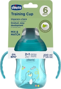 CHICCO TRAINING Cup Blau ab 6 Monate