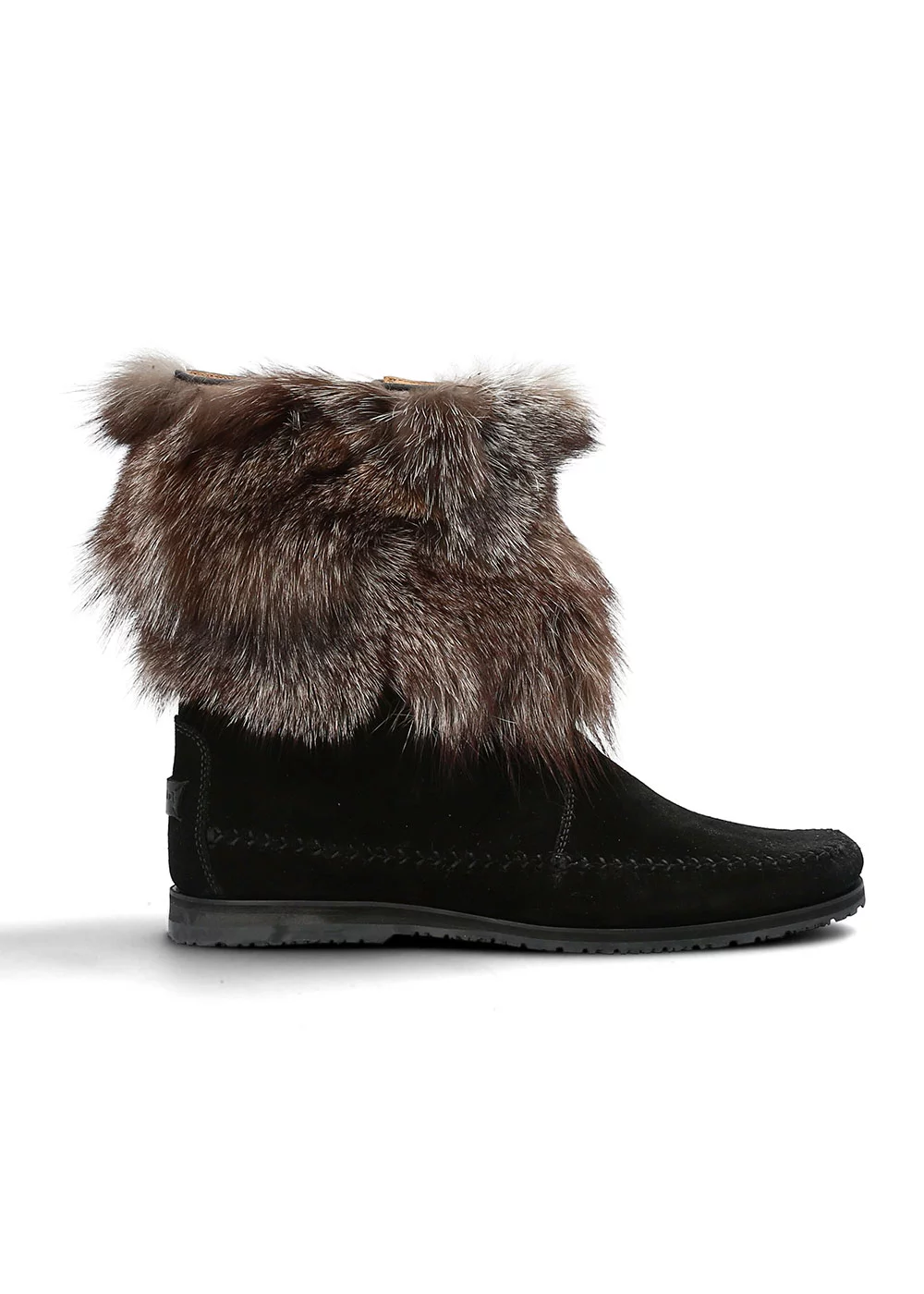 FUR BOOTE INDIANA NOIR