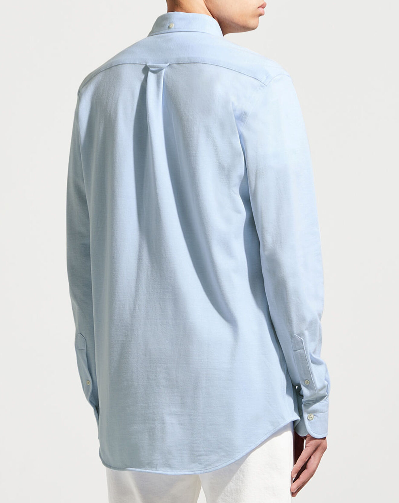 Gant Chemise Regular Fit unie Piquée bleu ciel