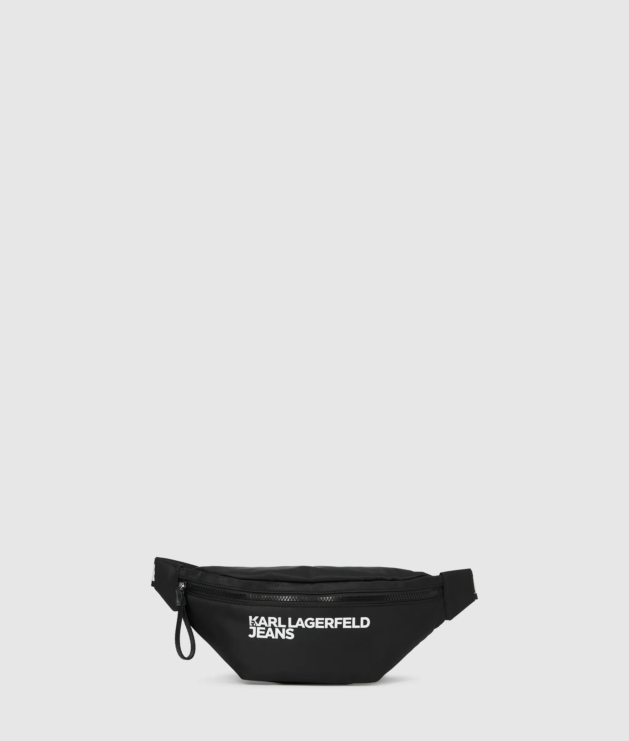 Nylon riem tas met logo