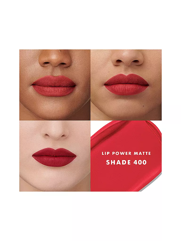 GIORGIO ARMANI COSMETICS Lippenstift - Lip Power Matte (400) dunkelrot