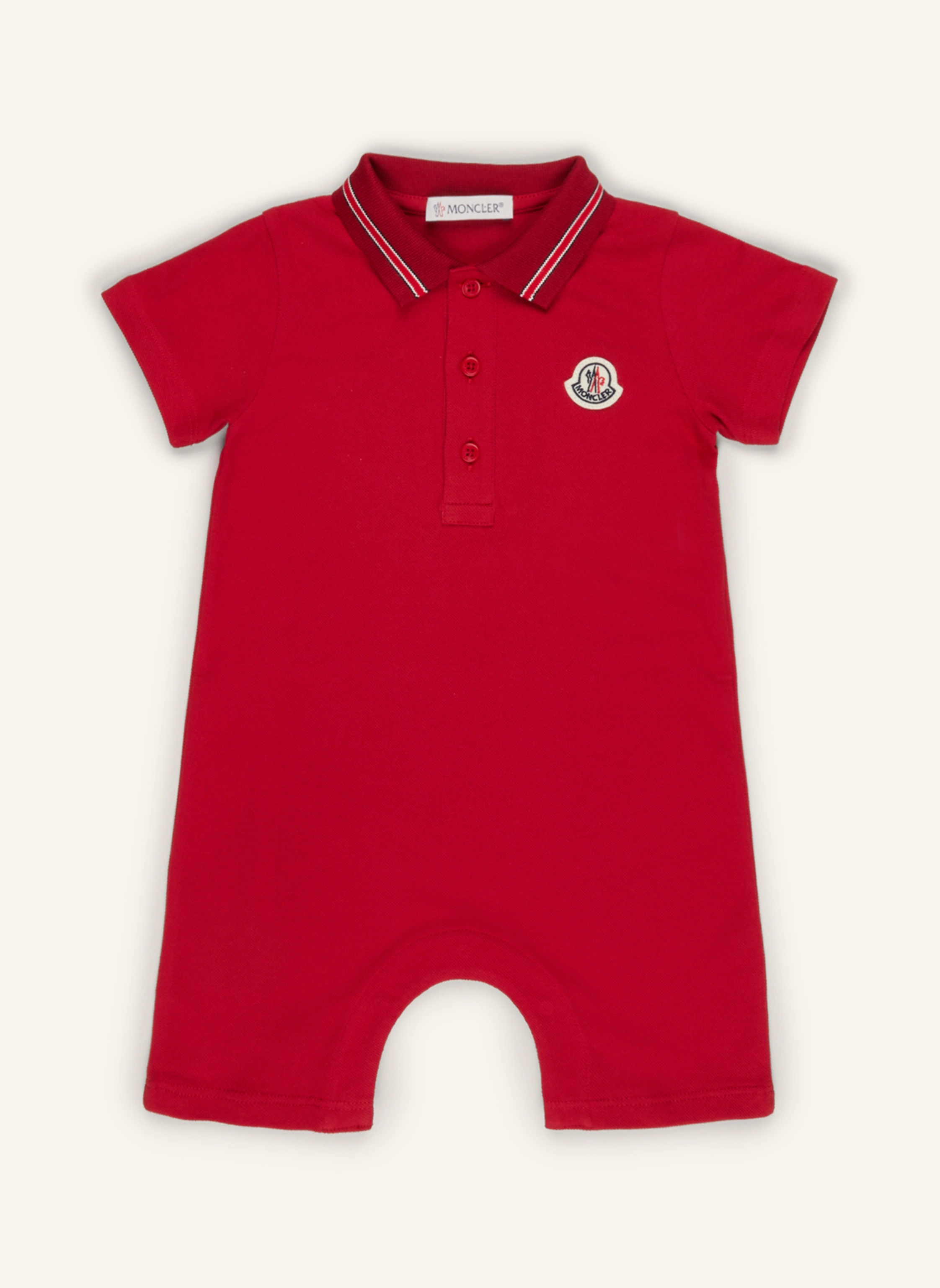 MONCLER enfant Piqué-Strampler