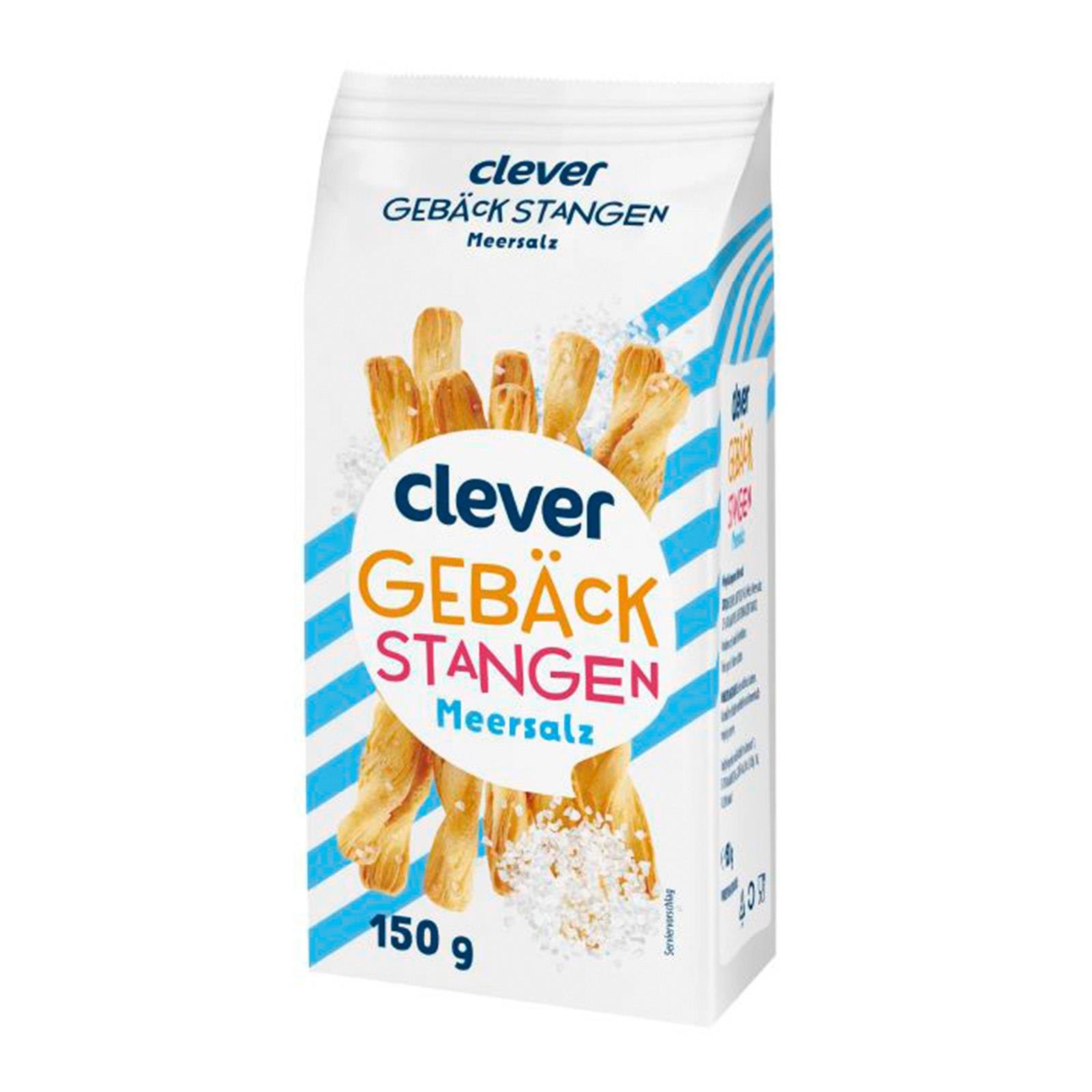 Clever Gebäckstangen Meersalz