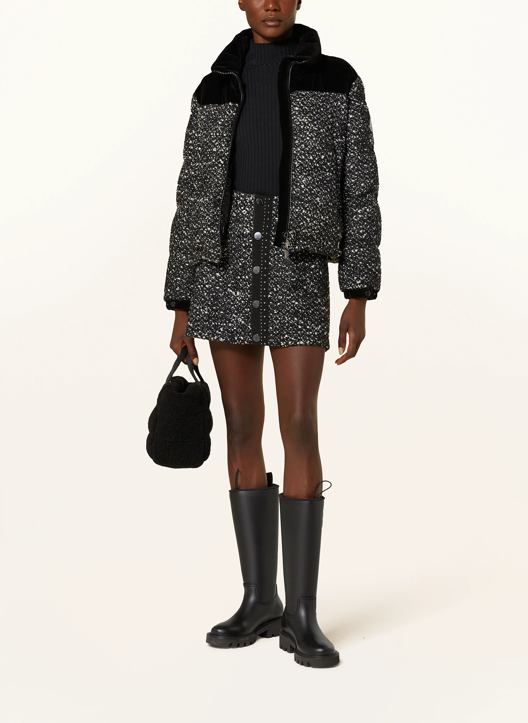 MONCLER Daunenjacke GIROTTE mit Tweed