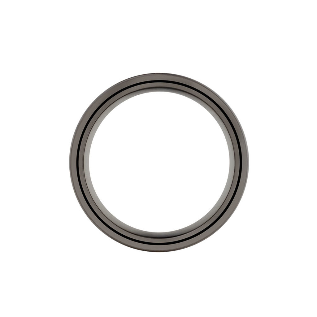 Bague Acier Noir Javiere