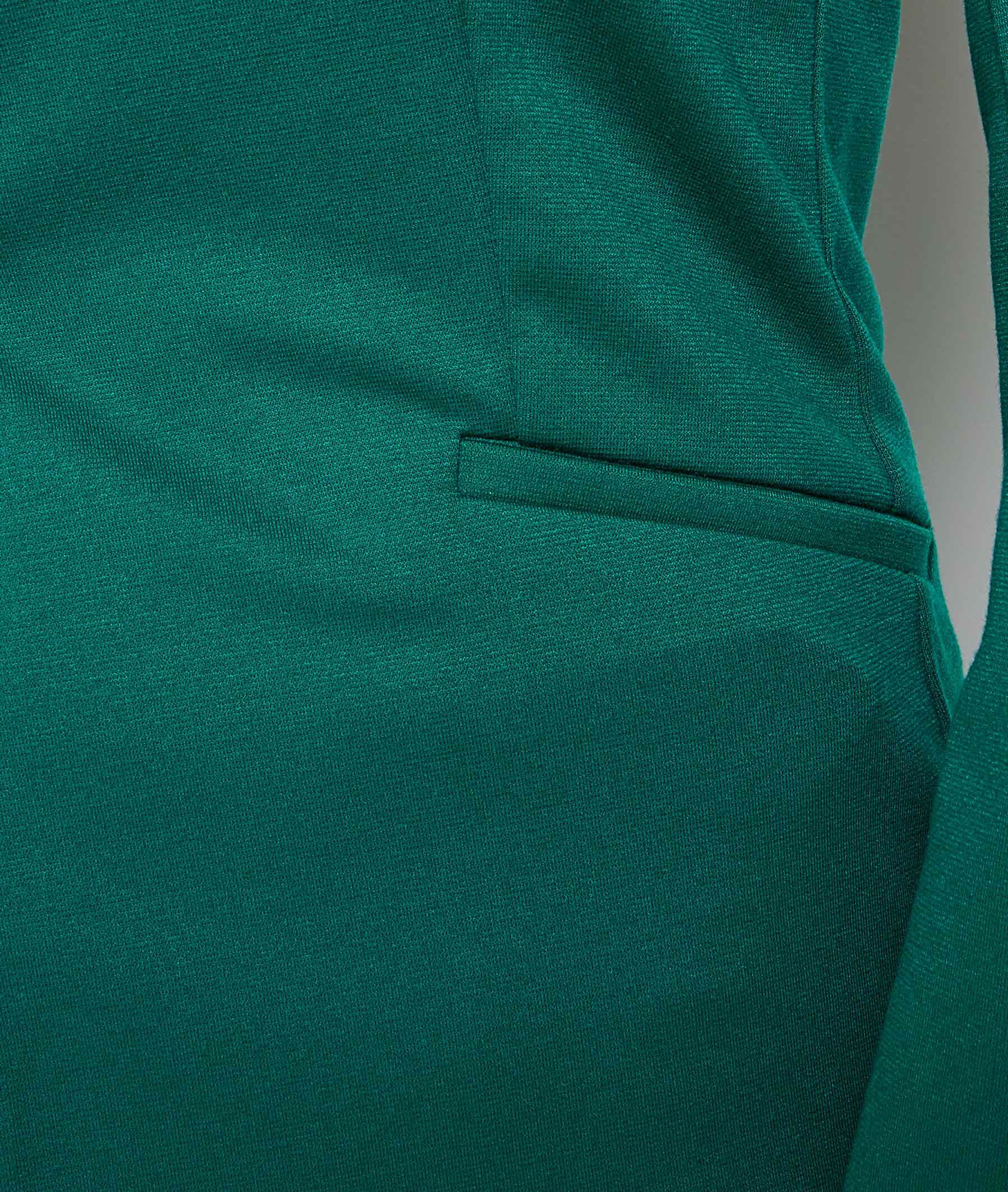 Veste en maille col tailleur femme - VERT