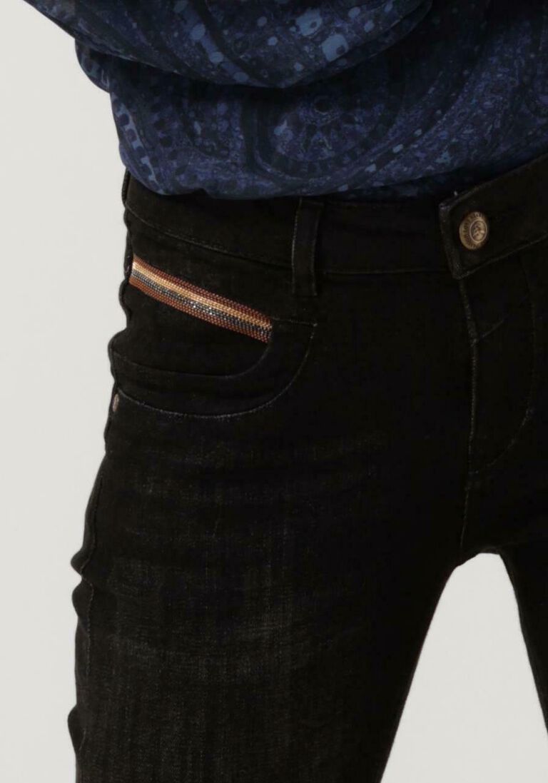 MOS MOSH grijze mos mosh skinny jeans naomi chain brushed jeans