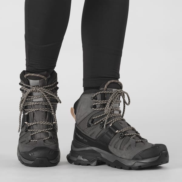 Chaussure de randonnée haute SALOMON QUEST 4 GORE-TEX W MGNT/BLACK/SUN KISS