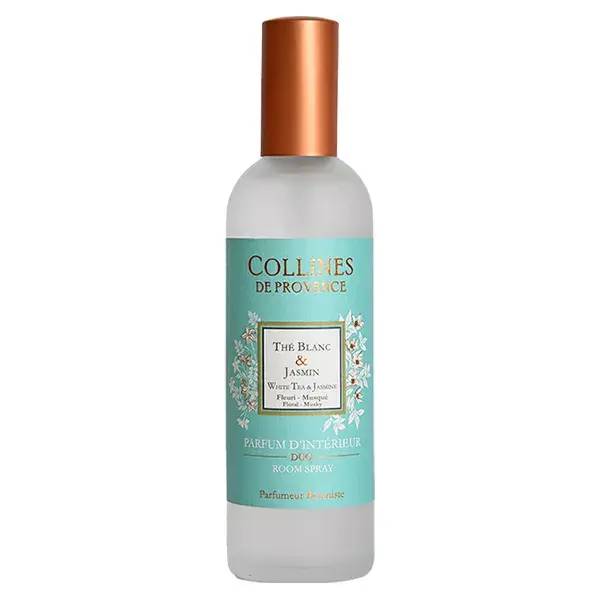 Aromatizador de ambiente Collines de Provence Chá Branco e Jasmim 100ml