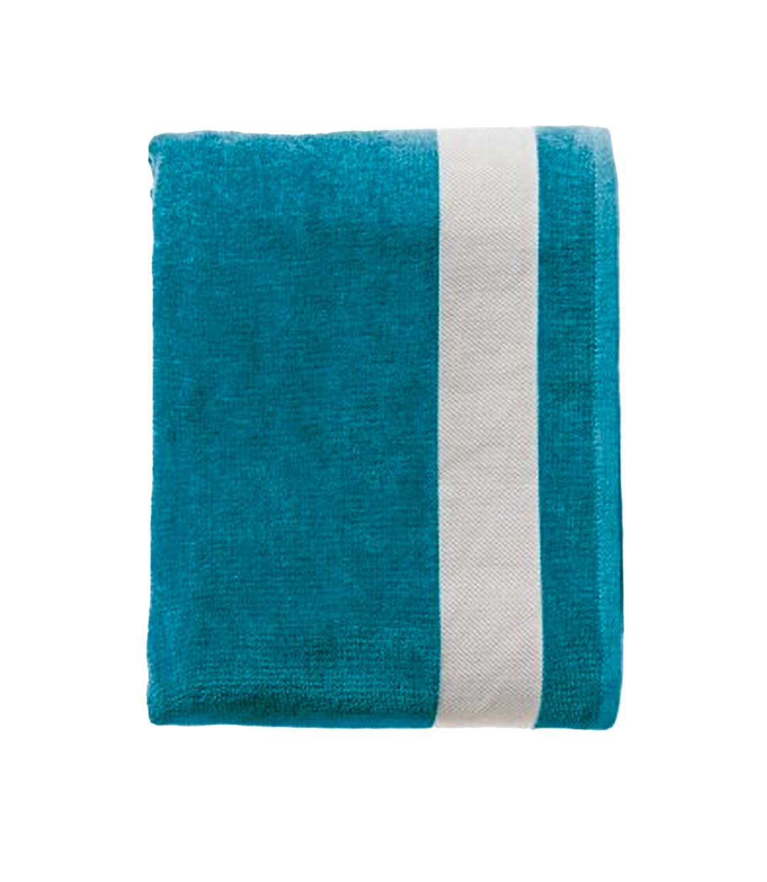 SOLS Lagoon - Serviette de plage (Turquoise/Blanc) (Taille unique) - UTPC2399