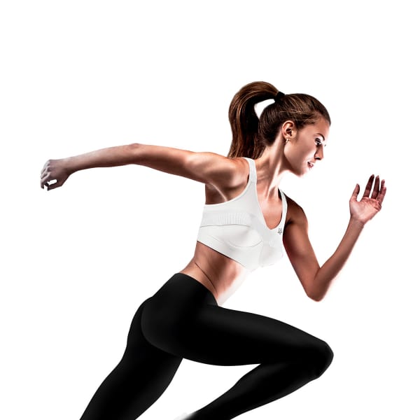 Brassière running THUASNE BRASSIERE TOP STRAP XBACK BLANC