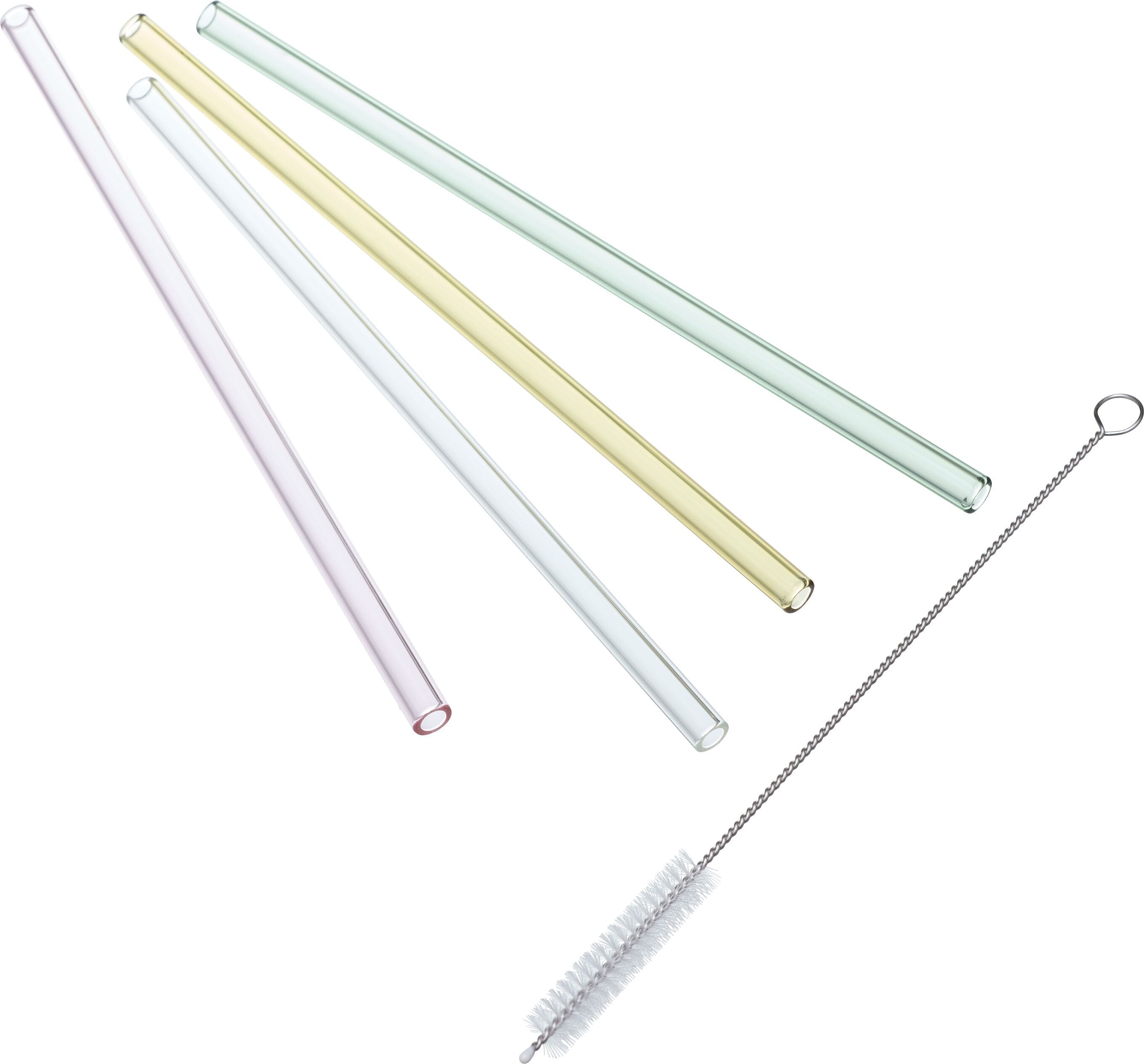 NUCCIA Trinkhalm-Set - Multicolor / H: 20.0 cm