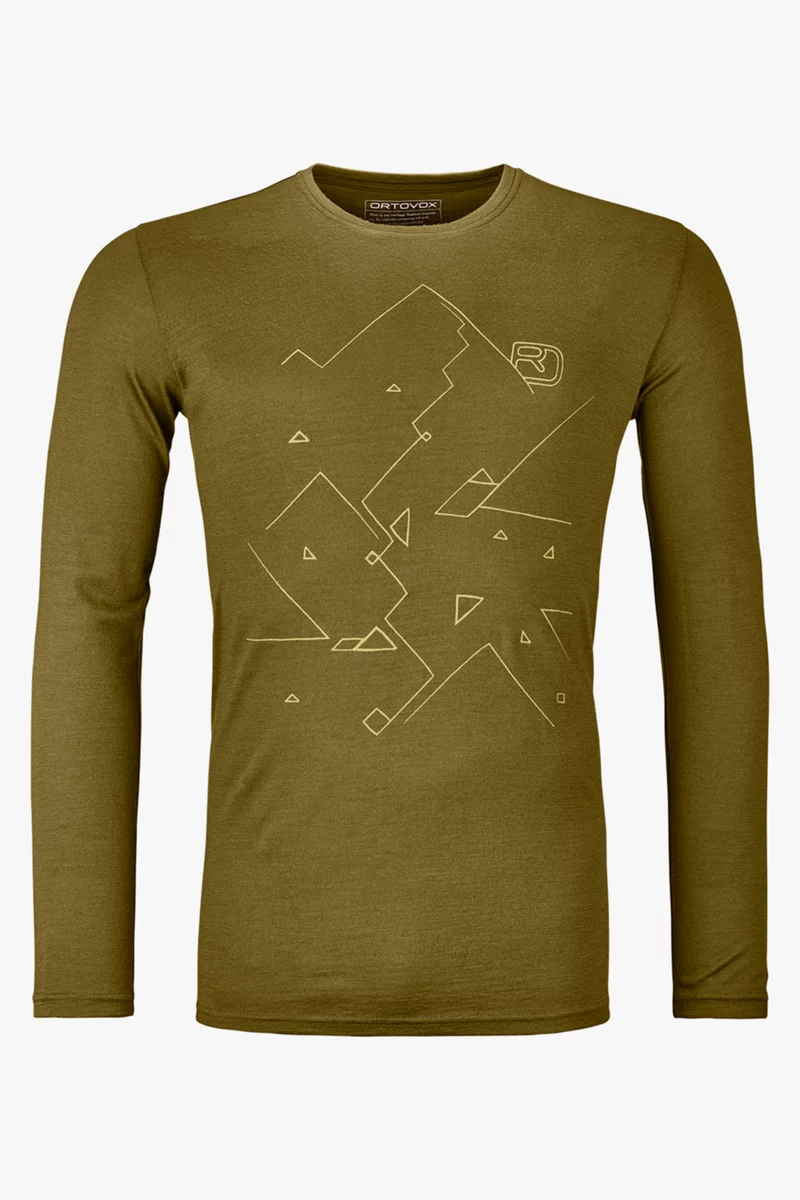 Ortovox 185 Merino Tangram LS Herren Longsleeve