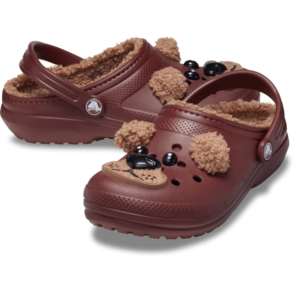 Køb Crocs Dark Clay Classic Lined IAM Brown Bear Clog K