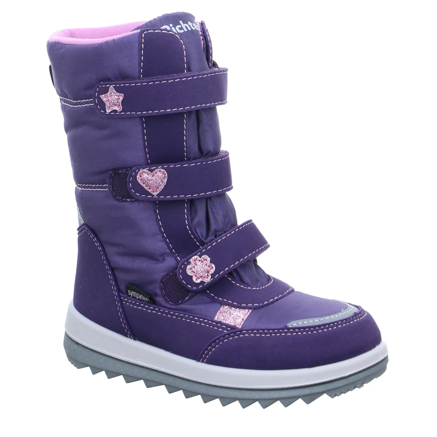 RICHTER Mädchen-Snowboot Membrane Violette Textil  Winterstiefel