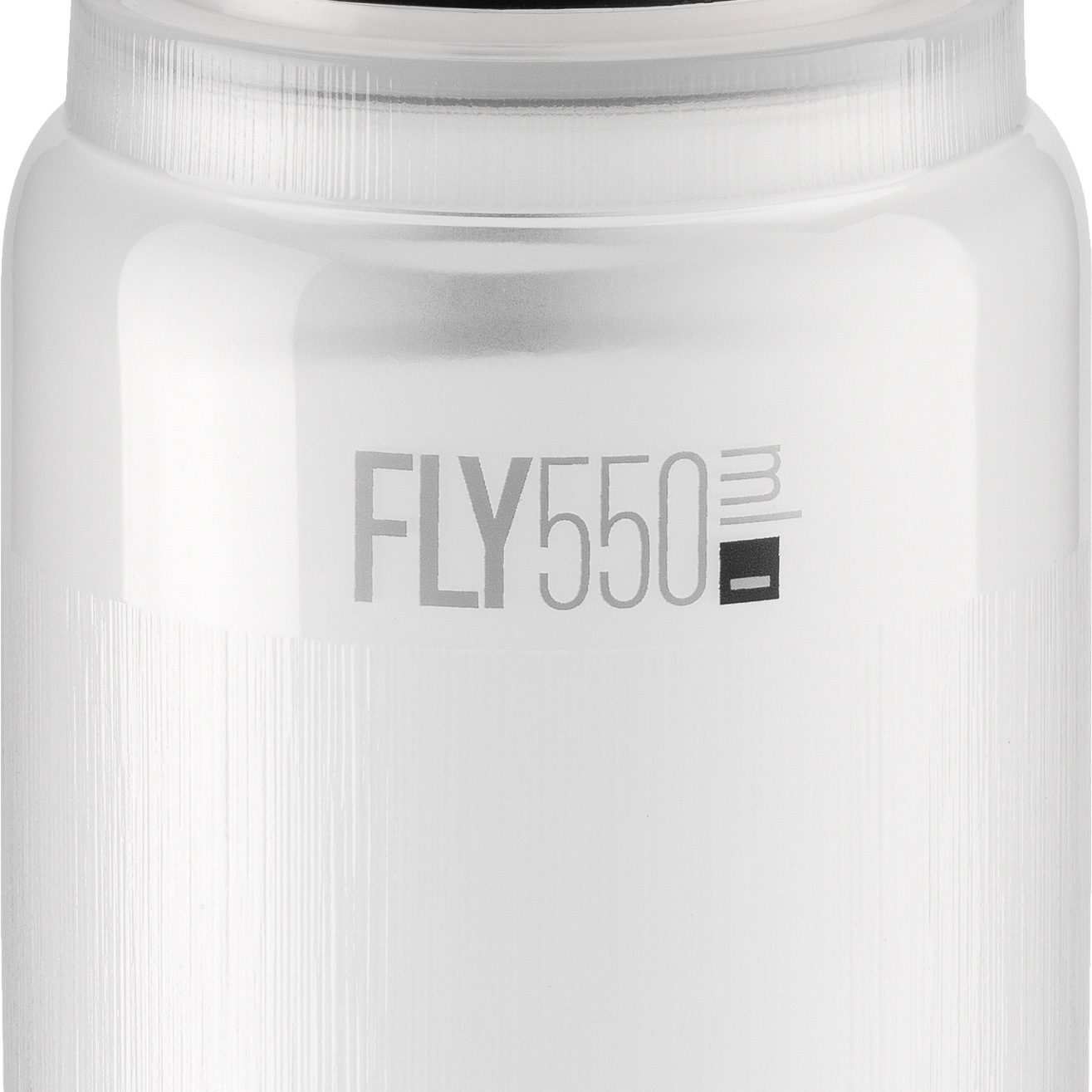 Elite Fly Tex Trinkflasche 550ml transparent schwarz