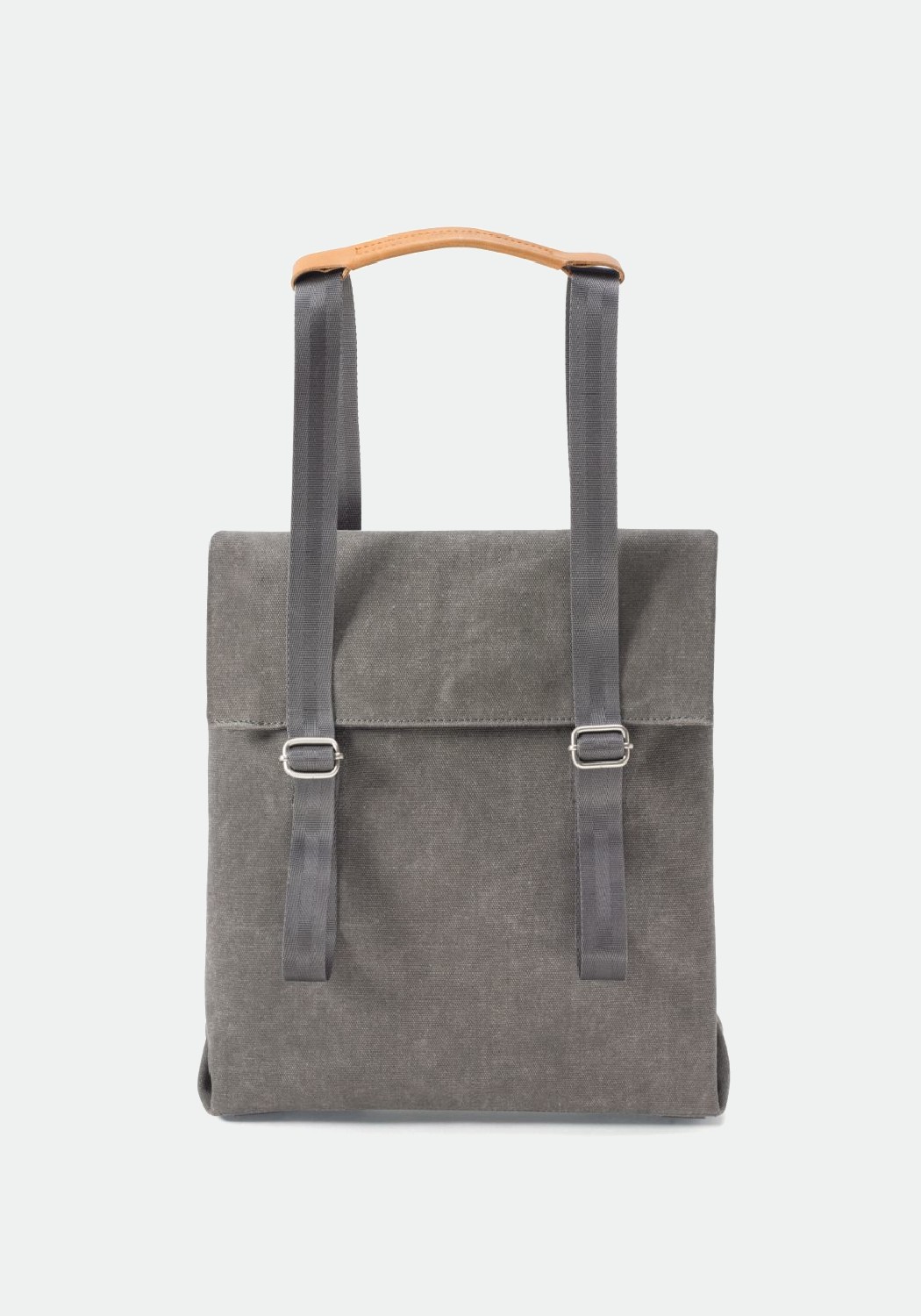 Qwstion Qwstion Small Tote Organic Washed GRey