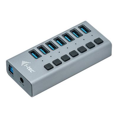 i-Tec USB 3.0 Charging HUB - Hub - 7 x SuperSpeed USB 3.0 - de bureau
