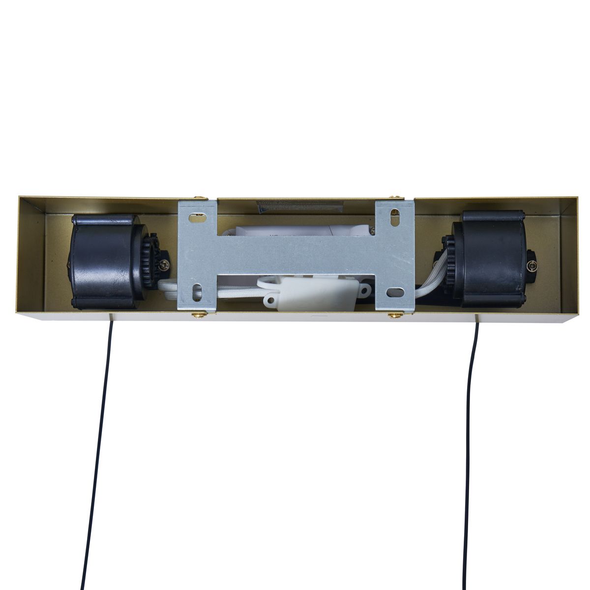 Moderne hanglamp messing incl. LED dimbaar en 3-way switch easylift - Straight