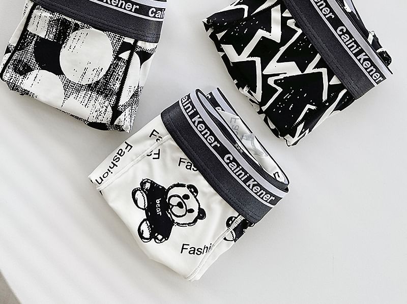 Pancherry - Cartoon Print Boxershorts / Set