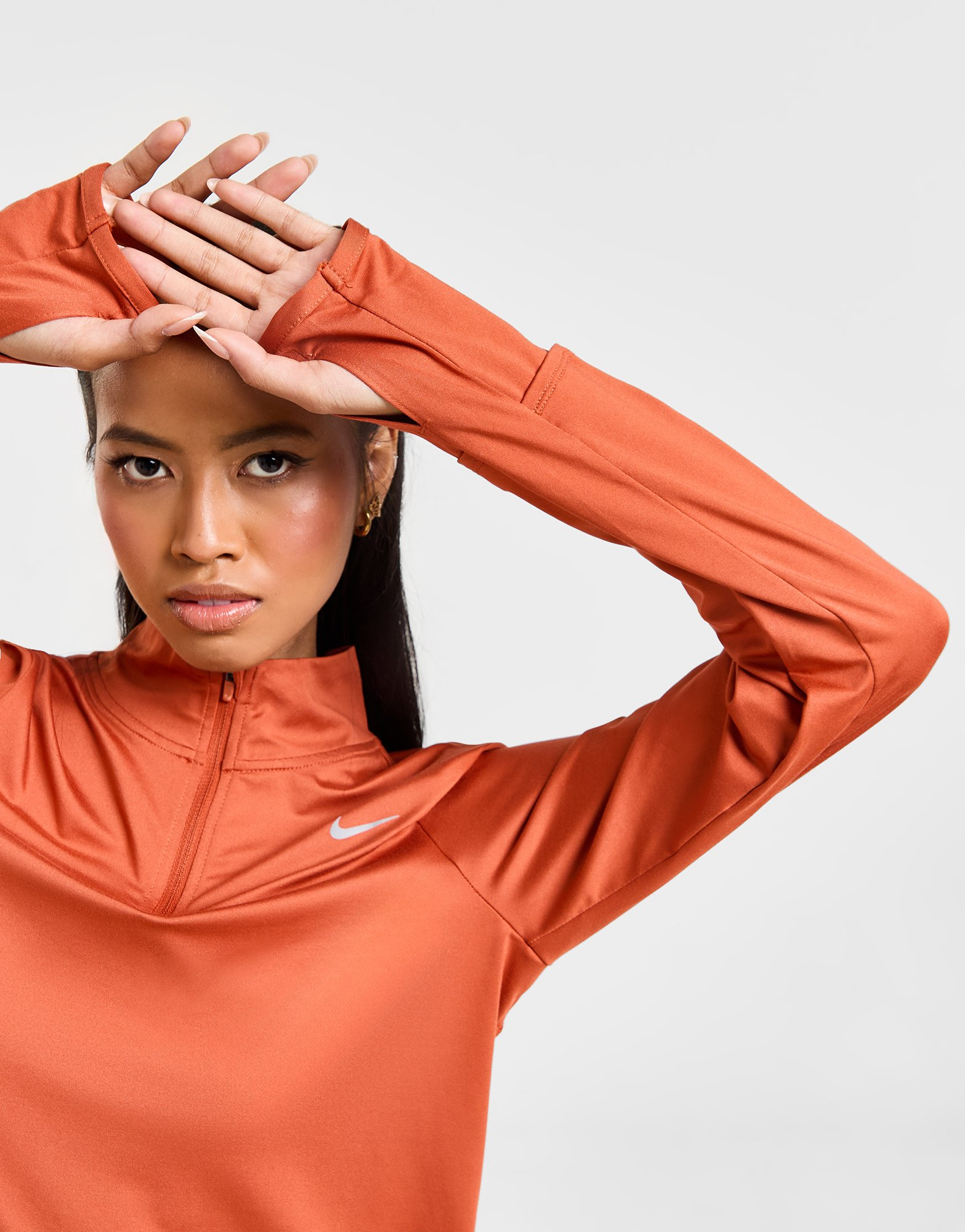 Nike Haut de survêtement zippé 1/4 Running Pacer Femme