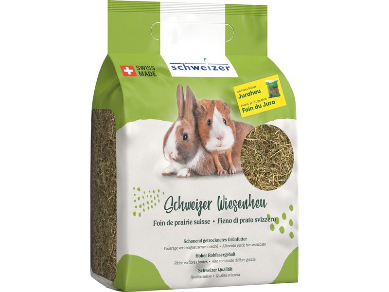 Eric Schweizer Wiesenheu, 1 kg Schweizer Wiesenheu für Nagetiere