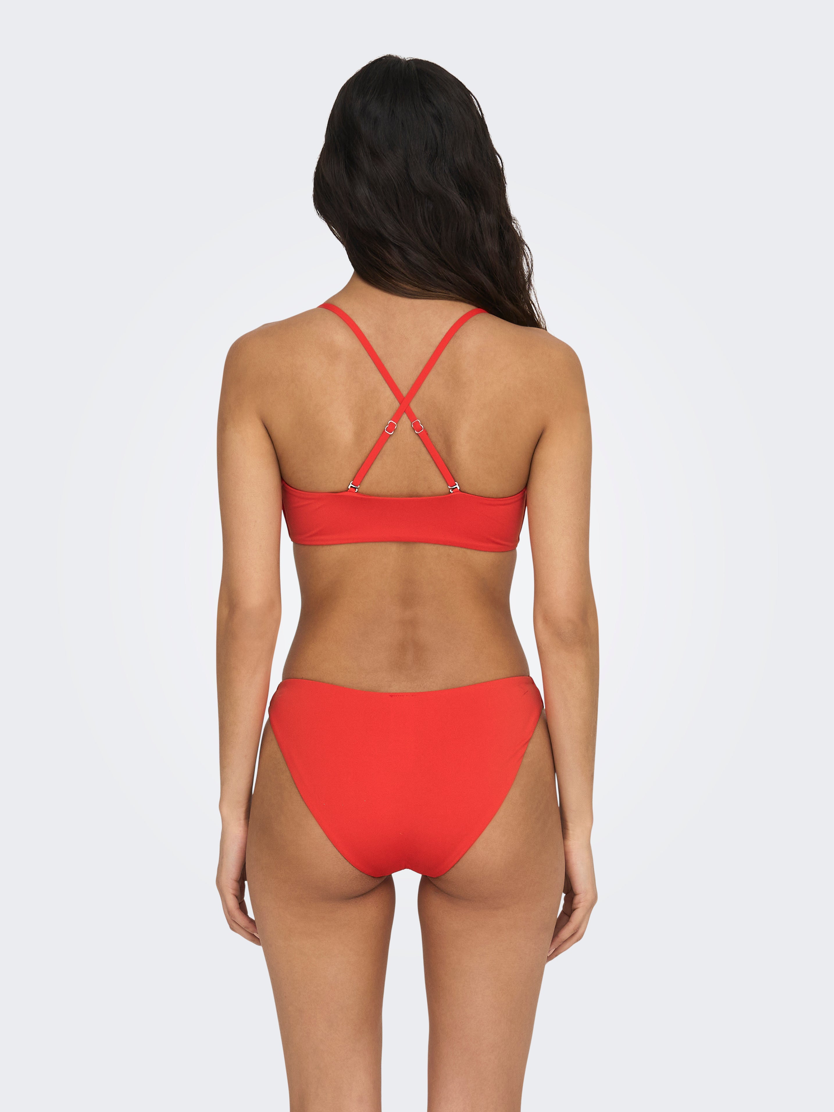 ONLSUSAN Bikini Set Fiery Red